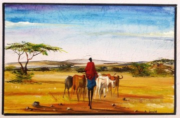 Under the Big Sky from Africa Oil Paintings